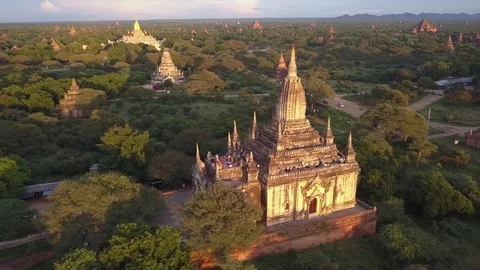 Over Bagan Stockbeeldmateriaal 81548199