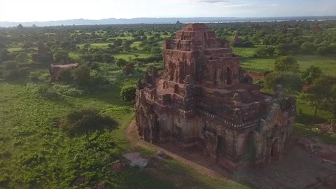 Over Bagan 库存影片 81588032