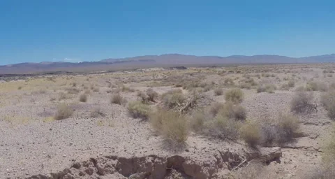 Over The Barren Desert Stock Footage 51200172