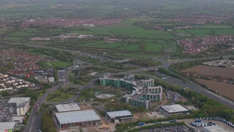 Over Basingstoke Road Reading UK Видео 335521671