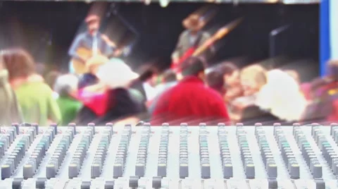 Over the Board Show and Dancing with Rays Stock Footage 8286346