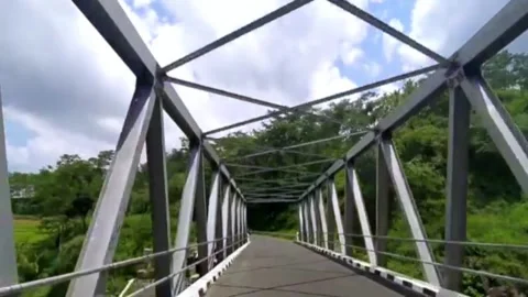 Over the bridge Stock Footage 311528823