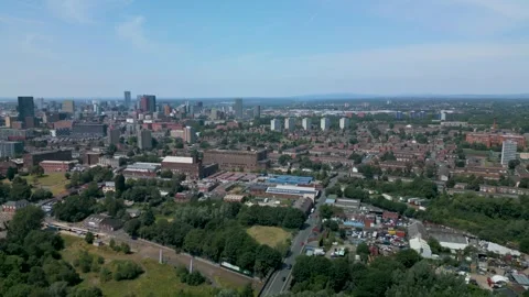 Over Cambrian St Manchester 스톡 동영상 341988205
