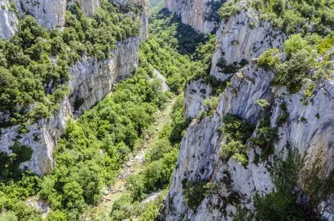 Over the canyon Stock Photos