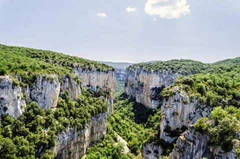Over the canyon Stock Photos