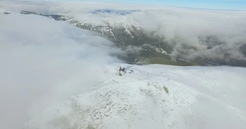 Over the Carpathian mountains Stock Footage 93898230