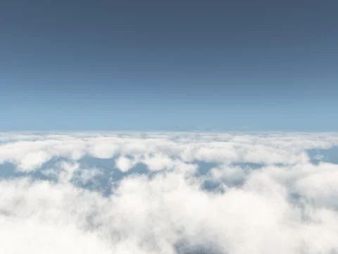 Over the clouds Stock Illustration