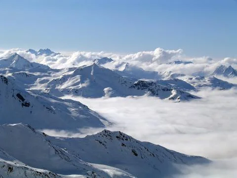 Over the clouds Foto stock