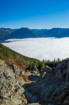 Over the clouds. Stock Photos