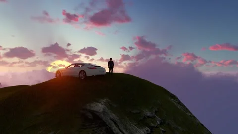 Over-the-clouds.mp4 Stock Footage 342143905