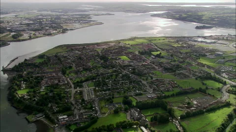 Over Cork Towards Cork Harbour Stock Footage 65199858