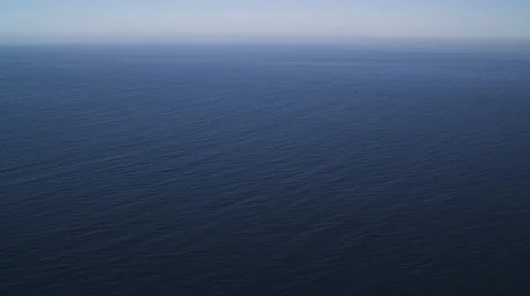 Over deep blue Pacific Ocean water Stock Footage 59107699