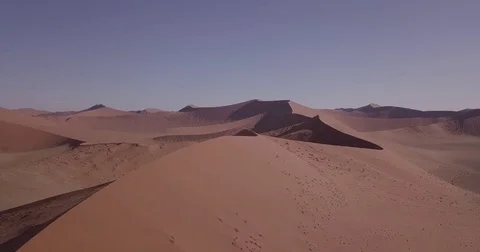 Over Dunes - Namibia Stock Footage 85324277