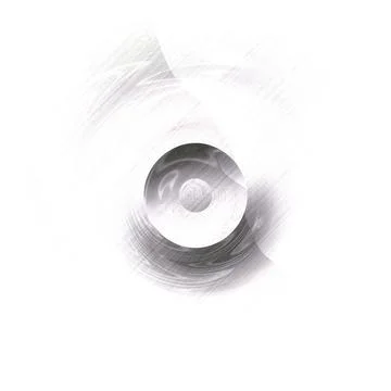 Over Exposed Gray Crater Stock Illustration