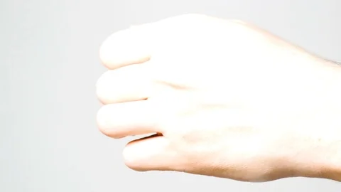 Over Exposed Hand 2 Stock Footage 86829106