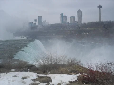 Over the Falls 스톡 사진