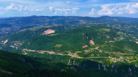 Over Forests Timeless Silence Stock Footage 313362988