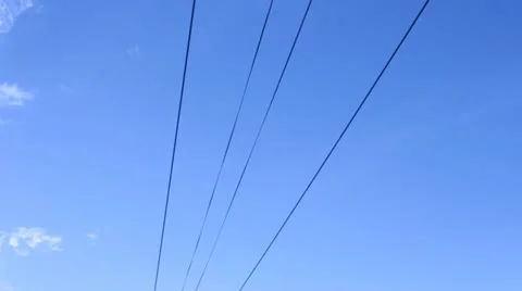 Over head cable car Stock Footage 20455696