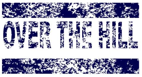 Over the hill Illustrazione stock