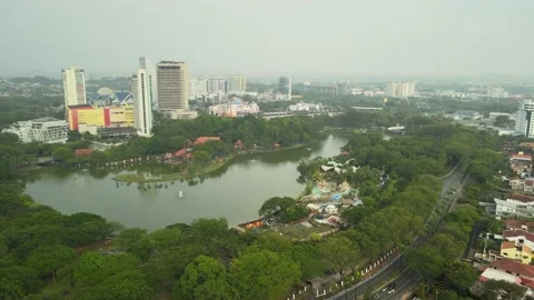 Over The Lake Stock Footage 155528247