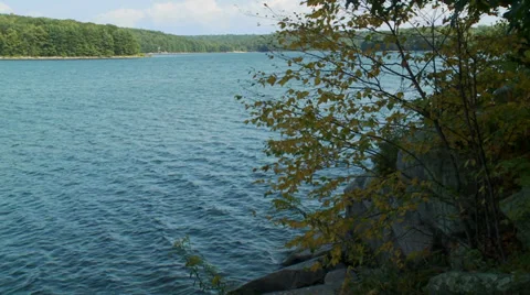 Over looking the serene bay (6 of 6) Stock Footage 32716730