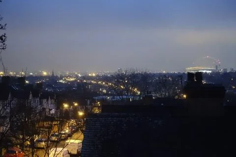 Over looking Wembley Stadium Foto stock