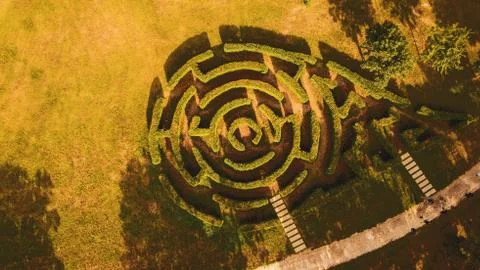 Over the Maze Stock Photos