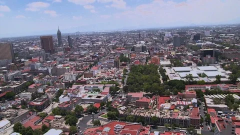 Over Mexico City Vídeo Stock 74721094