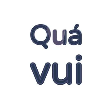 OVER THE MOON expressed in Vietnamese white background text mask with tonal glow Stock Illustration