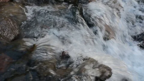 Over the mountain river Stock-Footage 77247808