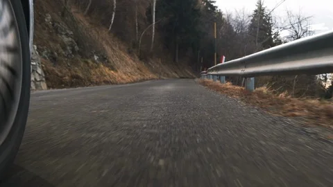 Over the Mountain Road Stock Footage 125518476