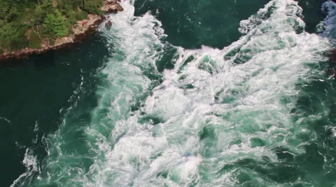Over the Niagara River Gorge Stock Footage 54704770