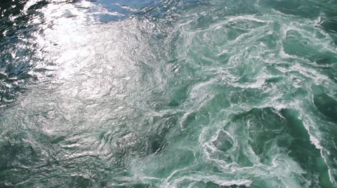 Over the Niagara River Gorge Stock Footage 54704866