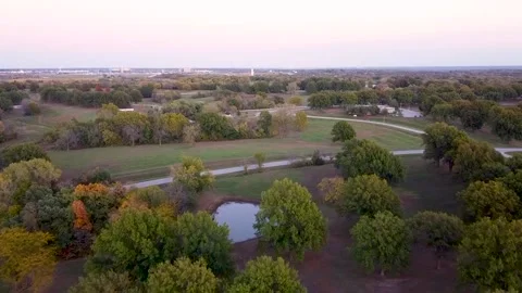 Over the Park Stock Footage 157740201