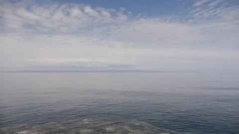 Over the quiet waves Stock Footage 103440883