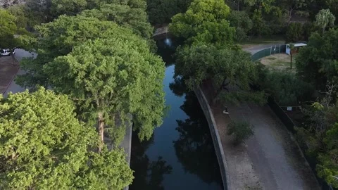 Over the SA river at Brackenridge Video stock 290819422