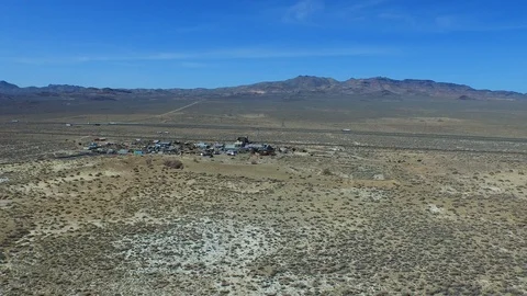 Over Salt Flats at Old Mill toward Highway 2 001223 DJI_0014 Stock Footage 90565407