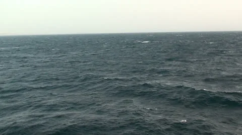 Over the sea waves Stock Footage 22906114