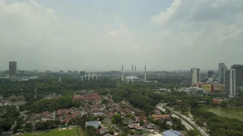 Over shah Alam Stock Footage 155528248