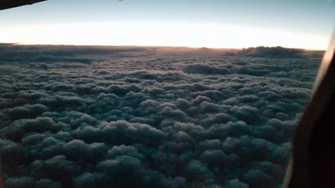 Over Thick Clouds.4K Stock Footage 94741437