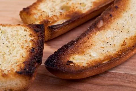 Over toasted breads Stock Photos