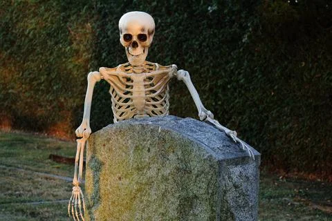 Over the Tombstone Foto stock