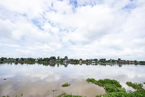 Over View The Chaopraya River Stock Photos