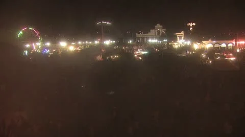Over view of the Toritos parade from above the crowd 6 動画素材 19114743