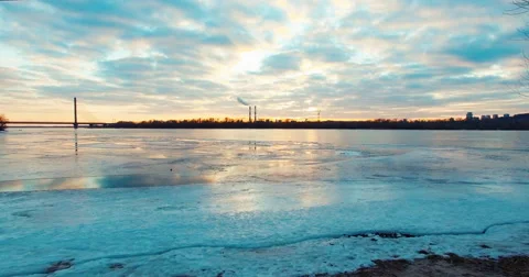 Over water flight Stock Footage 59955429