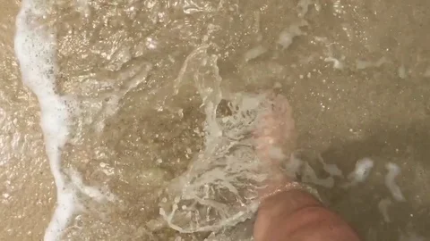 Over the waves Stock Footage 97586244