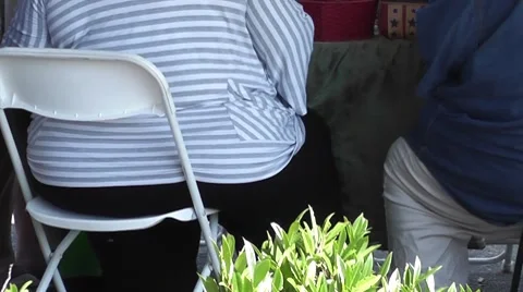 Over-weight people 5 Stock Footage