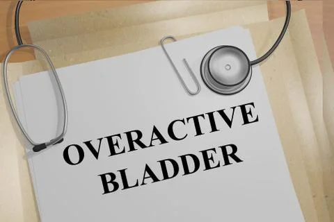 Overactive Bladder concept イラスト素材