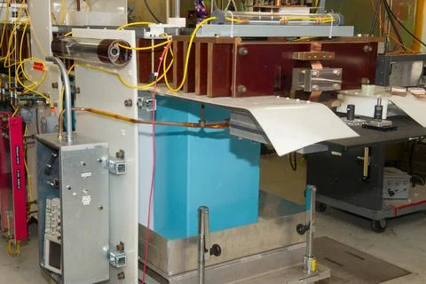 OVERALL VIEW OF EXPLODING WIRE GUN Copyright: xpiemagsx piemagsspace-11590... 库存照片