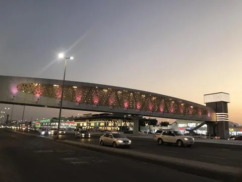 The overbridge in the highway Stock Photos